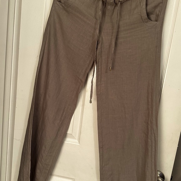 Guess linen wide legged pants, sz Xsmall - Picture 2 of 6